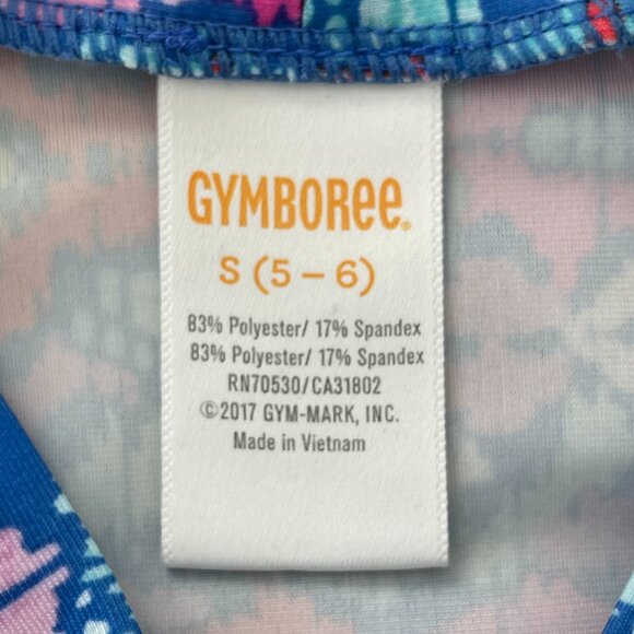 Gymboree Rash Guard Shirt Girls Small 5-6 Swim Aztec Ikat Print Pink Purple Blue - Picture 12 of 14